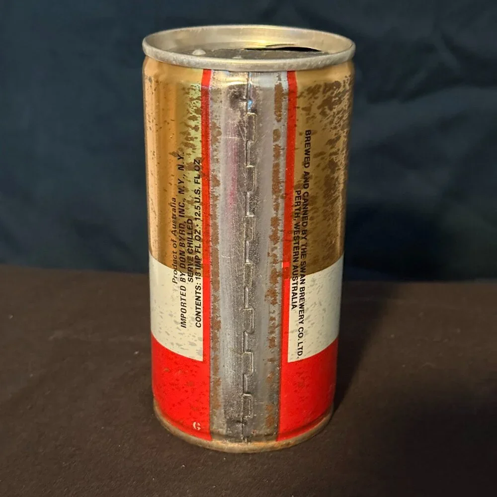 Swan Lager Export vintage beer can